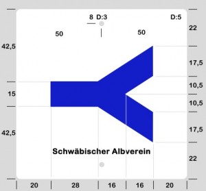 Wegemarke Beispiel